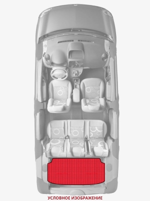 ЭВА коврики «Queen Lux» багажник для Лада 2108